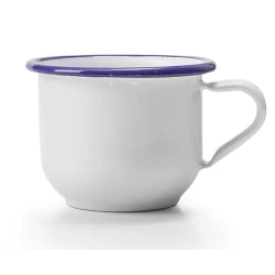 Ibili Vintage Blanca 7cm Mug - White & Blue