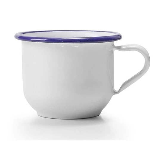 Ibili Vintage Blanca 7cm Mug - White & Blue Ibili Vintage Blanca 7cm Mug - White & Blue