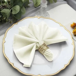 Desideri Di Casa Irlanda 2-Piece Dinner Napkins Set - Cream
