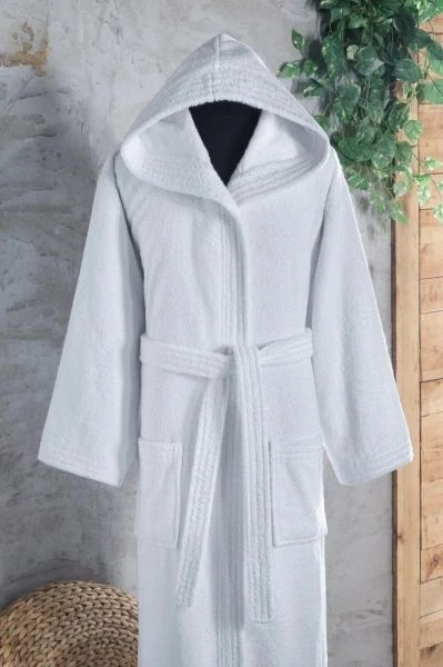 روب استحمام مقاس 5XL من Arconate - أبيض - اركنيت