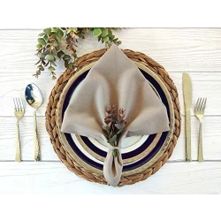 Desideri Di Casa Irlanda 2-Piece Dinner Napkins Set - Gray