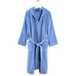 Caleffi Minorca M Bathrobe - Blue - caleffi
