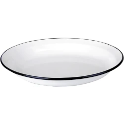Ibili Vintage Blanca 32cm Dish - White & Blue