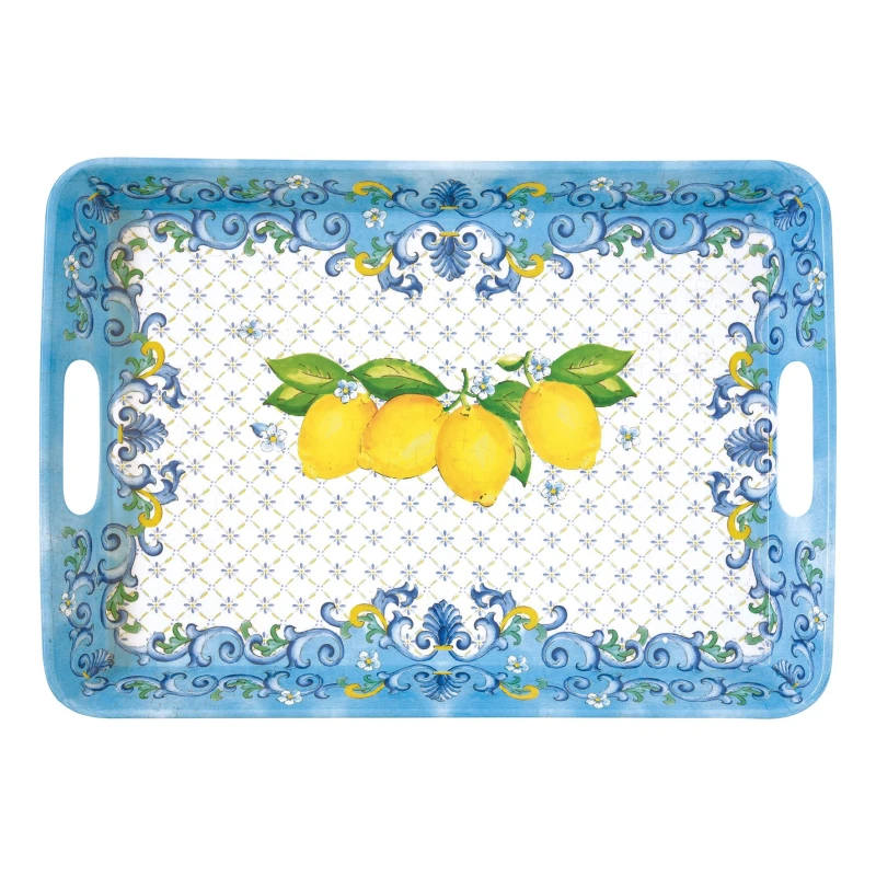 Easy Life Sorrento 47x33.5cm Rectangular Tray - Multicolored - Easy Life