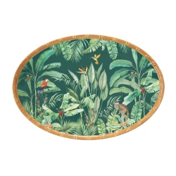 Easy Life Zanzibar 50x35cm Oval Tray - Multicolored
