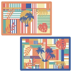 مفرش صحون وجهين 45*30 سم من Easy Life Bahia - ألوان متعددة