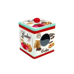 Easy Life Cookies Extra Tasty 13x14.5cm Tin Box with Window - Multicolored