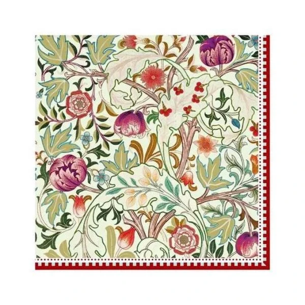 طقم مناديل طعام 20 قطعة من Easy Life William Natural - ألوان متعددة - ايزي  لايف