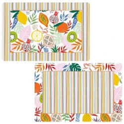 Easy Life Tutti Frutti 45x30cm Double-Sided Placemat - Multicolored