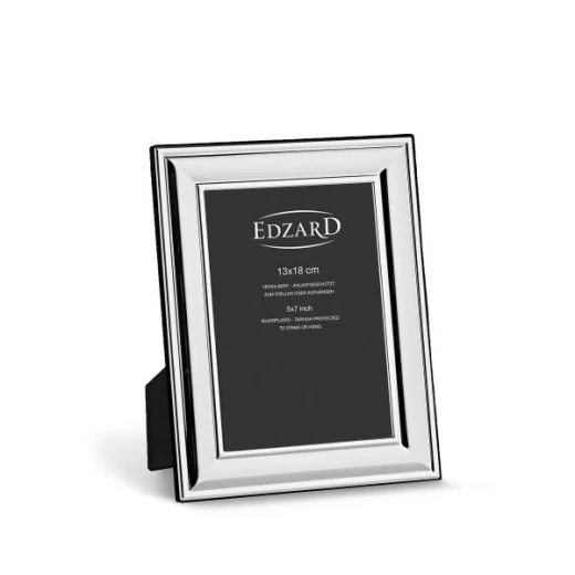 إطار صور مطلي فضة 13*18 سم من Edzard Sunset - فضي إطار صور مطلي فضة 13*18 سم من Edzard Sunset - فضي