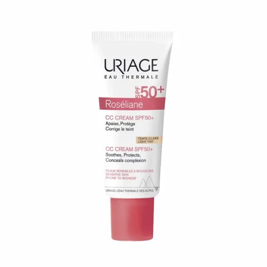 كريم  CC بعامل حماية من الشمس SPF50+ لون فاتح 40 مل من يورياج