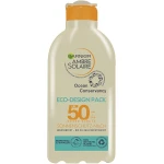 غارنييه أمبريه سولير كريم واقي شمس بتصميم صديق للبيئة SPF 30، حماية عالية من الشمس بمعامل حماية 30، واقي شمس مقاوم للماء وغير لاصق، حماية من أشعة UVA وUVB، زجاجة معاد تدويرها وقابلة لإعادة التدوير، 200 مل - غارنييه