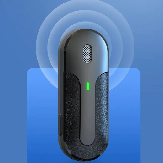 ييسيدو – ميكروفون لافاليير 2 في 1 (KR16) – لايتنينغ، 70mAh، لاسلكي، 2.4GHz – أسود - يسيدو - Image 5