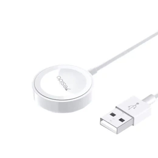 يسيدو - كابل شحن لاسلكي (CA70) - 2 في 1 USB إلى لايتنينغ، ساعة آبل، 2.4A، 1.2 متر - أبيض - يسيدو - Image 2