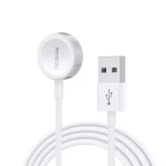 يسيدو - كابل شحن لاسلكي (CA70) - 2 في 1 USB إلى لايتنينغ، ساعة آبل، 2.4A، 1.2 متر - أبيض - يسيدو