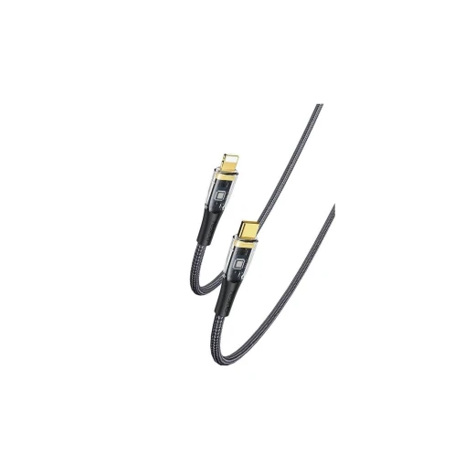 يسيدو كابل USB CA102 PD 20W Type-C/iP 2م PVC 3A، أسود - يسيدو - Image 2