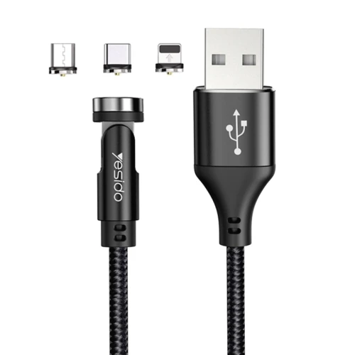 يسيدو CA68 كابل شحن مغناطيسي 3 في 1 2.4A USB، الطول: 1.2م - يسيدو - Image 7