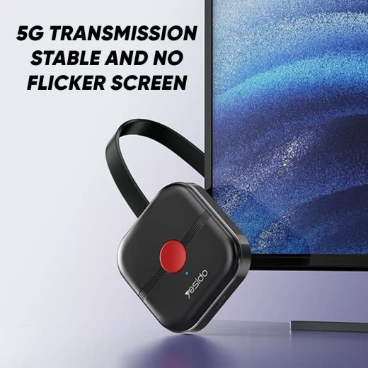 محول جهاز استقبال شاشة العرض اللاسلكي من يسيدوTV10 2.4G - عالي الدقة، HDMI - أسود - يسيدو - Image 3