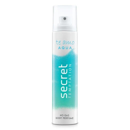 سبراي معطر للجسم Secret Temptation Te Amo Aqua للنساء 120 مل عطر منعش يدوم طوال اليوم سبراي معطر للجسم Secret Temptation Te Amo Aqua للنساء 120 مل عطر منعش يدوم طوال اليوم