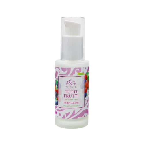معطر الجسم الكريمي - مسك الجسم برائحة توتي فروتي ٣٥ مل من الفيا بيوتي معطر الجسم الكريمي - مسك الجسم برائحة توتي فروتي ٣٥ مل من الفيا بيوتي