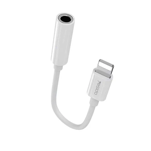 محول من Lightning إلى مقبس سماعة الرأس YAU31 من يسيدو باللون الأبيض - يسيدو - Image 6