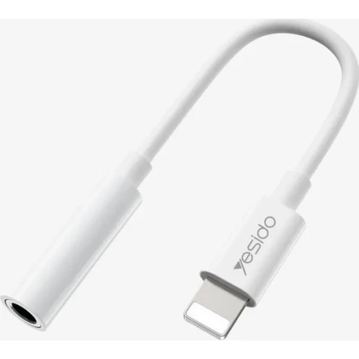 محول من Lightning إلى مقبس سماعة الرأس YAU31 من يسيدو باللون الأبيض - يسيدو - Image 7