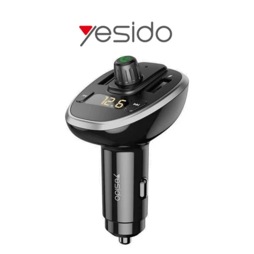شاحن سيارة مزود بجهاز إرسال FM، ومنفذي USB مزدوجين بقوة 3 أمبير، وبطاقة U-Disk TF  من يسيدو - يسيدو - Image 2