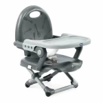 Chicco Foldable Feeding Chair Pocket Snack - Dark Grey 2 kg - Chicco