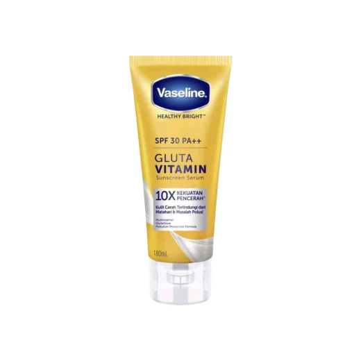 سيروم هيلثي برايت جلوتا فيتامين SPF 30 PA++ للوقاية من الشمس 180 مل من فازلين سيروم هيلثي برايت جلوتا فيتامين SPF 30 PA++ للوقاية من الشمس 180 مل من فازلين