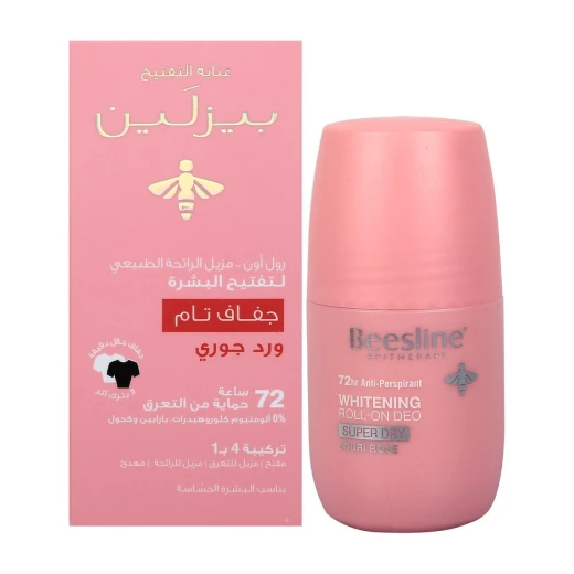 Beesline Roll On Super Dry Deodorant, Jouri Rose Flavor, 50 ml - Beesline - Image 2