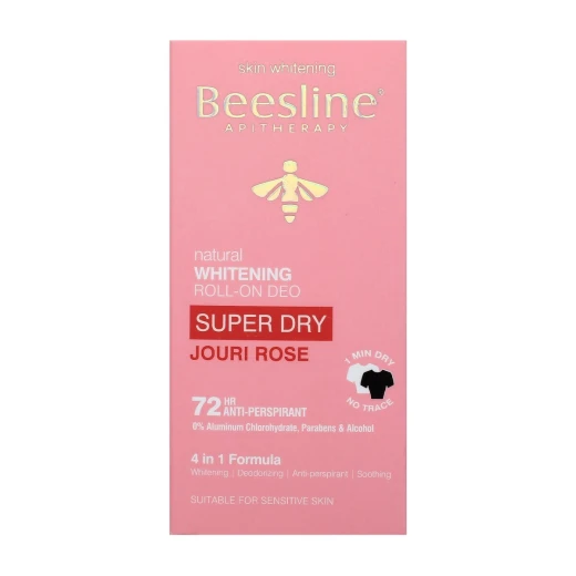Beesline Roll On Super Dry Deodorant, Jouri Rose Flavor, 50 ml - Beesline - Image 4