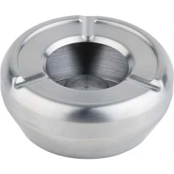 APS Ashtray with Windcover Dia 10cm Stainless Steel