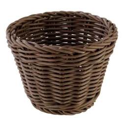 APS Round Basket Dia 13cm Hight 10cm Mocha