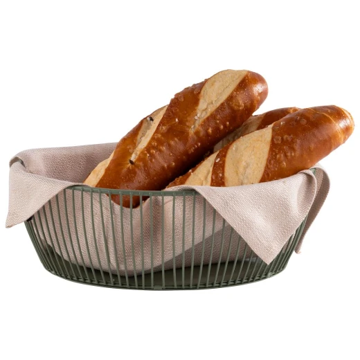 سلة سفارت قطر 24 × 19 سم ارتفاع 8 سم أخضر من اي بي اس - اي بي اس - Image 2