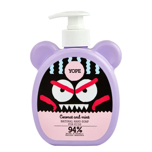 Yope Kids Natural Hand Soap Coconut & Mint, 400Ml Yope Kids Natural Hand Soap Coconut & Mint, 400Ml