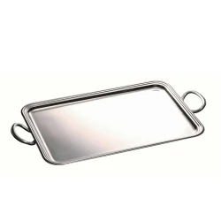 Mepra Palace Tray Dia 40x27cm With Handle Stainless Steel