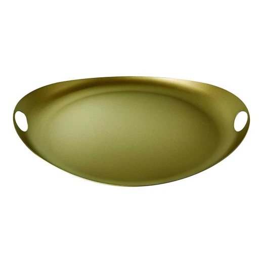 صينية ساتورنو قطر 40 × 36 سم برونزية من ميبرا