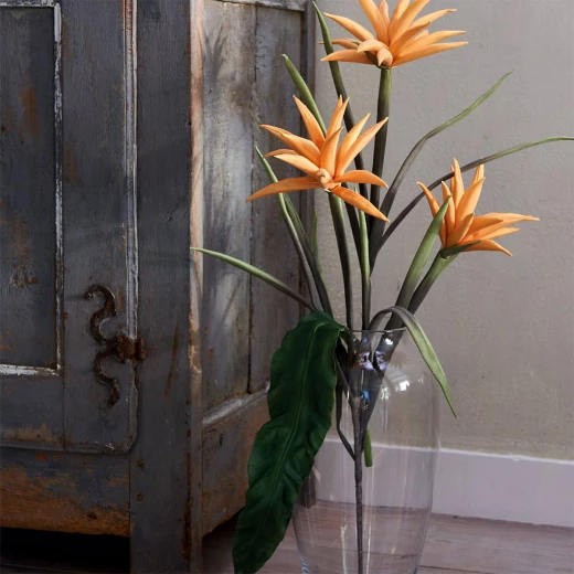 Leonardo Fiorec Cotton Flower Hight 83cm Orange - Leonardo - Image 2