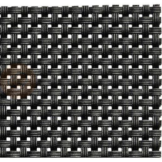 مفرش طاولة بلون اسود بحافة ضيقة 45 × 33 سم من اي بي اس - اي بي اس - Image 2