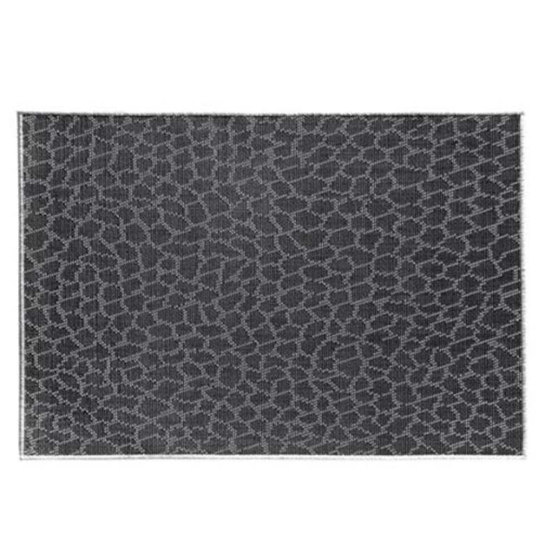 مفرش طاولة رفيع باللون الرمادي 45×33 سم من اي بي اس - اي بي اس