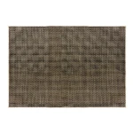 مفرش طاولة رفيع باللون الرمادي والبيج 45×33 سم من اي بي اس - اي بي اس