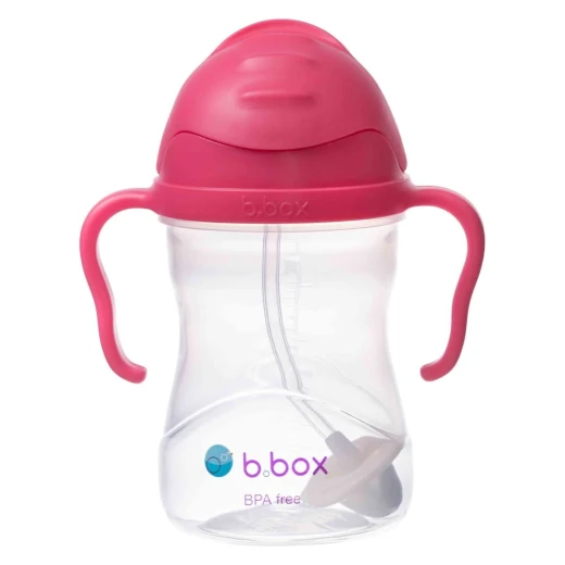 B.Box Feeding Set,Divider Plate, Sippy Cup & Cutlery Set, strawberry shak - B.Box - Image 6
