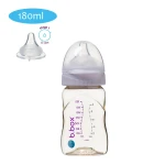 زجاجة أطفال ​​بي بي إس يو سعة 180 مل،لون زهري دافئ من بي بوكس من 0-12شهر - بي بوكس