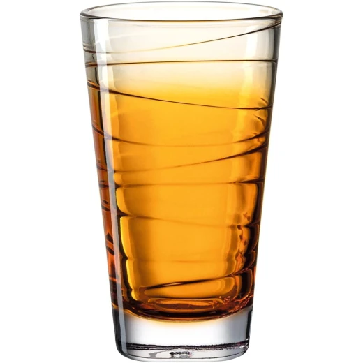 Leonardo Home Vario Struttura 026835 Drinking Glass Set of 6 280 ml Orange Glass Yellow - Leonardo - Image 7