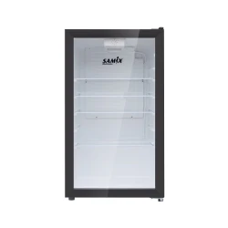 Samix Beverage Cooler SNK-LC-92 – 93L Capacity, Glass Door, Blue LED Interior Light