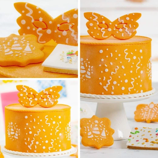 قوالب كوكيز ديكورا ماسك قطعتين 11×6×2.2 سم ارتفاع - ديكورا - Image 6