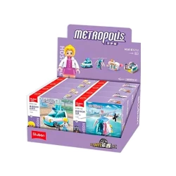 Sluban - Metropolis - Pet - 4 Types - Building Blocks- Age 6+