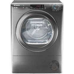Candy 10kg Condenser Dryer, Wi-Fi & Bluetooth Control, Dark Silver CSOE C10TRER-19 – Large Capacity, Energy Efficient, Gentle Drying, Quiet Operation, Modern Stylish Design