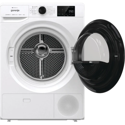 مجفف ملابس غورينيه 8 كجم، مضخة حرارية، 16 برنامج، WiFi، كفاءة طاقة A++، أبيض DPNE82/GNLWIF – سعة كبيرة، موفر للطاقة، تجفيف لطيف على الملابس، تشغيل هادئ، تصميم حديث وأنيق - جورينيه - Image 2