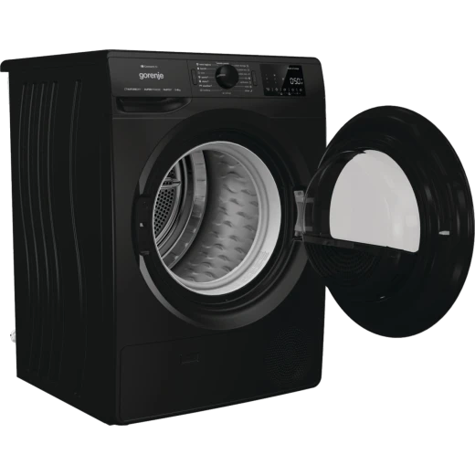مجفف ملابس غورينيه 8 كجم، مضخة حرارية، 16 برنامج، WiFi، كفاءة طاقة A++، أسود DPNE82GNLWIFI/B – سعة كبيرة، موفر للطاقة، تجفيف لطيف على الملابس، تشغيل هادئ، تصميم حديث وأنيق - جورينيه - Image 9